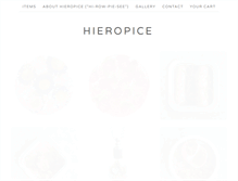 Tablet Screenshot of hieropice.com